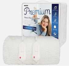 Image of Electric Blanket Single Double King Super King Size Machine Washable Mylek