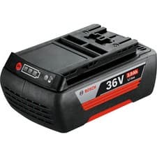 Image of Bosch Genuine BLUE and GREEN 36v Cordless Li-ion Battery 2ah