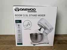 Image of Daewoo Essentials Stand Mixer 3.5 L Stainless Steel Bowl, 3 Attachment