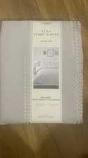 Image of King Size Duvet Set Brand New. Luna Stripe Waffle 1 King Duvet 2 Pillow Cases