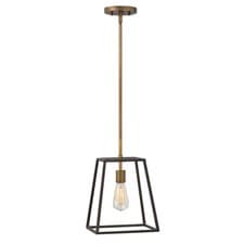 Image of 1 Bulb Ceiling Pendant Light Fitting Bronze LED E27 100W Bulb
