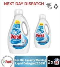 Image of Persil Non Bio Laundry Washing Liquid Detergent PACK OF 2 (2.565 L)