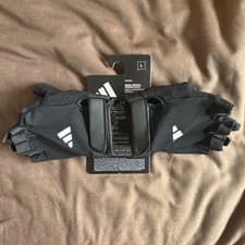Image of Adidas Aeroready Adjustable Essential Gloves Black/White Unisex Size L