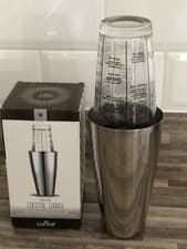 Image of Bar Craft Boston 400ml Cocktail Shaker, Recipes For 6 Cocktails, BNWT