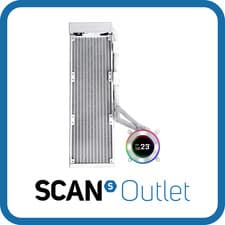 Image of Lian Li Hydroshift II LCD-C 360N White 360mm All-in-One Fanless CPU Cooler