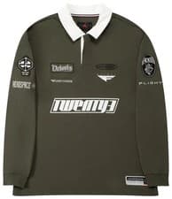 Image of Jordan Essentials Men's Long-Sleeve Rugby Top Men Size M Green Sample HF9323-325