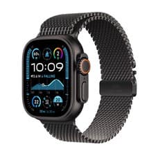 Image of Apple Watch Ultra 2 GPS Cellular 49mm Titanium Milanese Loop Band Smartwatch