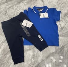Image of BNWT Baby Boys Hugo Boss T-shirt And Joggers Set Outfit Age 9 Months