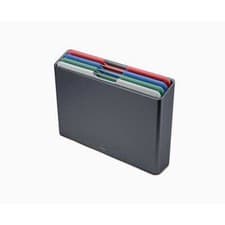 Image of Joseph Joseph Folio 4pc Regular Chopping Board Set Graphite | 60214 | Box Opened