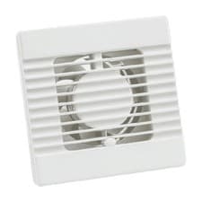 Image of Manrose Intervent 4 Inch 100mm Bathroom Extractor Fan with Timer White - NVF100T