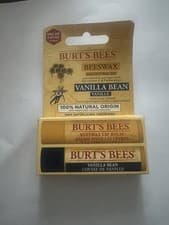 Image of Burt's Bees Lip Balm Multipack, Peppermint & Vitamin E and Vanilla Bean 2x4.25g