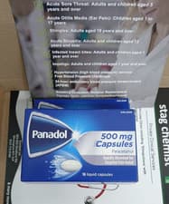 Image of Panadol CAPSULES | Soft CAPSULES - Paracetamol 500mg | 2 x 16 Liquid Capsules