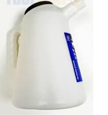 Image of Measuring Jug 3L Plastic Polythylene Tapered Spout lid Auto Tool oil, fuel