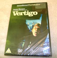 Image of VERTIGO : JAMES STEWART  REGION 2 DVD  NEW SEALED