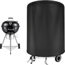 Image of Raweao Kettle BBQ Cover for Weber 47Cm Barbecue Cover for Weber BBQ Cover, 500D