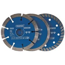 Image of Draper 115mm Diamond Blade Set (3 Piece) DBP2