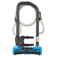 Image of Oxford Shackle14 Pro Duo U-Lock Sold Secure Diamond 320mm x 177mm + Cable