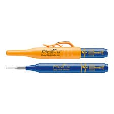 Image of Pica INK Permanent Deep Hole Marker Pen Fine Tip Blue - 150/41