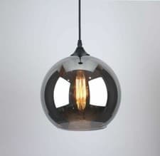 Image of Modern Multi Colour Ceiling Clear Pink Blue Grey Amber Glass Pendant Light