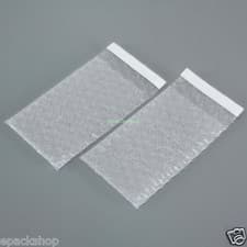 Image of Clear Small Bubble Bags 3 x 5 Inch (8 x13+2cm) Self Seal Envelopes Packing Pouch