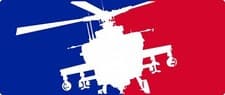 Image of AH-64 Apache Helicopter Major League Sticker Decal military