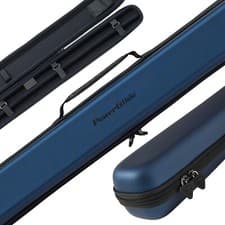 Image of Powerglide Svartur 3/4 Snooker / Pool Cue Case Metallic Blue - Free P&P