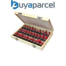 Image of Faithfull  1/4in TCT Router Bit Set, 30 Piece FAIRBS30