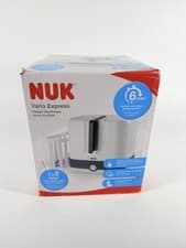 Image of NUK Vario Express Bottle Steriliser Steam Sterilises 6 Baby Bottles