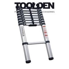 Image of Sealey ATL09 Aluminium Telescopic Ladder 9-Tread EN 131
