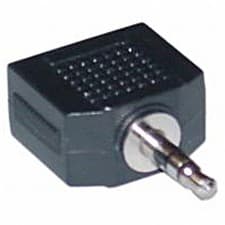 Image of QTX 3.5mm Stereo Jack Plug To 2x 3.5mm Stereo Jack Sockets Splitter Adapter