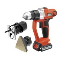 Image of BLACK+DECKER 14.4V Cordless Multi Tool Battery & Charger MFL143KQ-GB
