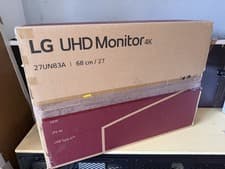 Image of LG UHD Monitor 27UN83A 27 inch 4k IPS Monitor 60 Hz 5ms 3840 x 2160px NEW!
