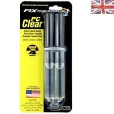 Image of PC-Clear Liquid Epoxy 1 Oz Double Syringe - Waterproof, High Strength Adhesive