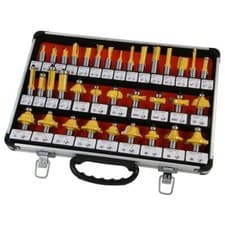Image of Router Bit Set - 35 Piece 1/2 Shank - Aluminium Case (Genuine Neilsen CT0550)