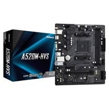 Image of Asrock A520M-HVS Amd Socket Am4 Micro Atx Vga/Hdmi M.2 Usb 3.2 Gen1 Motherb