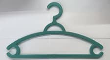 Image of 24x Strong Plastic Coat Hangers with Trouser Bar Tie Belt Hanger and Skirt Loops
