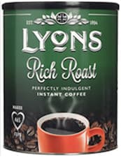 Image of Lyons Rich Roast Instant Coffee Granules 750g x 6 pack