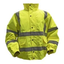 Image of Sealey Hi-Vis Yellow Jacket with Quilted Lining & Elasticated Waist - XX-Large 8