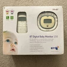 Image of BT DIGITAL BABY MONITOR 150 Hi Definition Talkback Light Lullaby With Box
