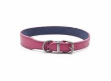 Image of Joules Pink Leather Collars & Leads - NQP