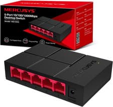 Image of MERCUSYS MS105G 5-Port Desktop Ethernet Network Switch/Hub, 10/100/1000Mbps Ethe