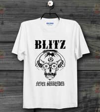 Image of Blitz Never Surrender Retro Cool Unisex T Shirt B326