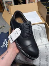 Image of Contractor Genuine Leather Safety/Steel ToeCap Shoes - UK 9/EUR 43