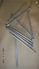 Image of Galvanised Round Wire Head Nails 25kg 50MM 65MM 75MM 100MM 150MM 2" 3" 4" 5" 6