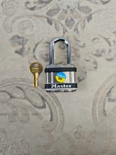Image of MASTER LOCK Heavy Duty Padlock, Security Level 9/10, Marine Environment