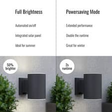 Image of Solarcentre® Grantham up and down Outdoor Solar Powered Wall Light