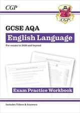 Image of CGP GCSE English Language AQA Exam Practice Workbook - for the Grade 9-1 Course