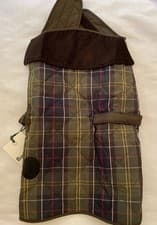 Image of Barbour Tartan Dog Coat New Size M
