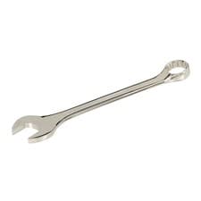Image of Combination Spanner 32mm Fixed Head Open & Ring End Metric Polished CRV Workshop