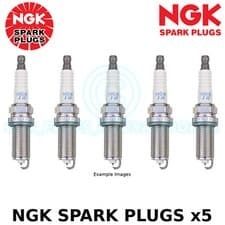 Image of NGK Yellow Box Spark Plug - Stk No: 4133 - Part No: BR4-LM - x5